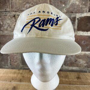 Vintage LA Rams Pro-Line SnapBack LA Rams Hat In White